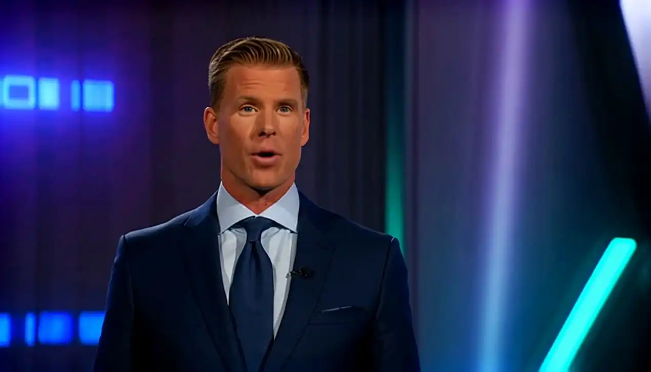 davinci magihuman example video poster: News Anchor Studio